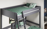 Noomi Tera Double/Double L Shaped Bunk Bed Grey (FSC-Certified)