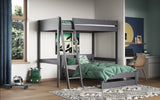 Noomi Tera Double/Double L Shaped Bunk Bed Grey (FSC-Certified)