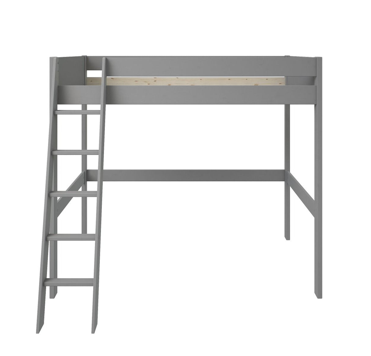 Noomi Tera Solid Wood Small Double High Sleeper Grey (FSC-Certified)