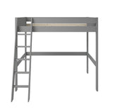 Noomi Tera Solid Wood Small Double High Sleeper Grey (FSC-Certified)