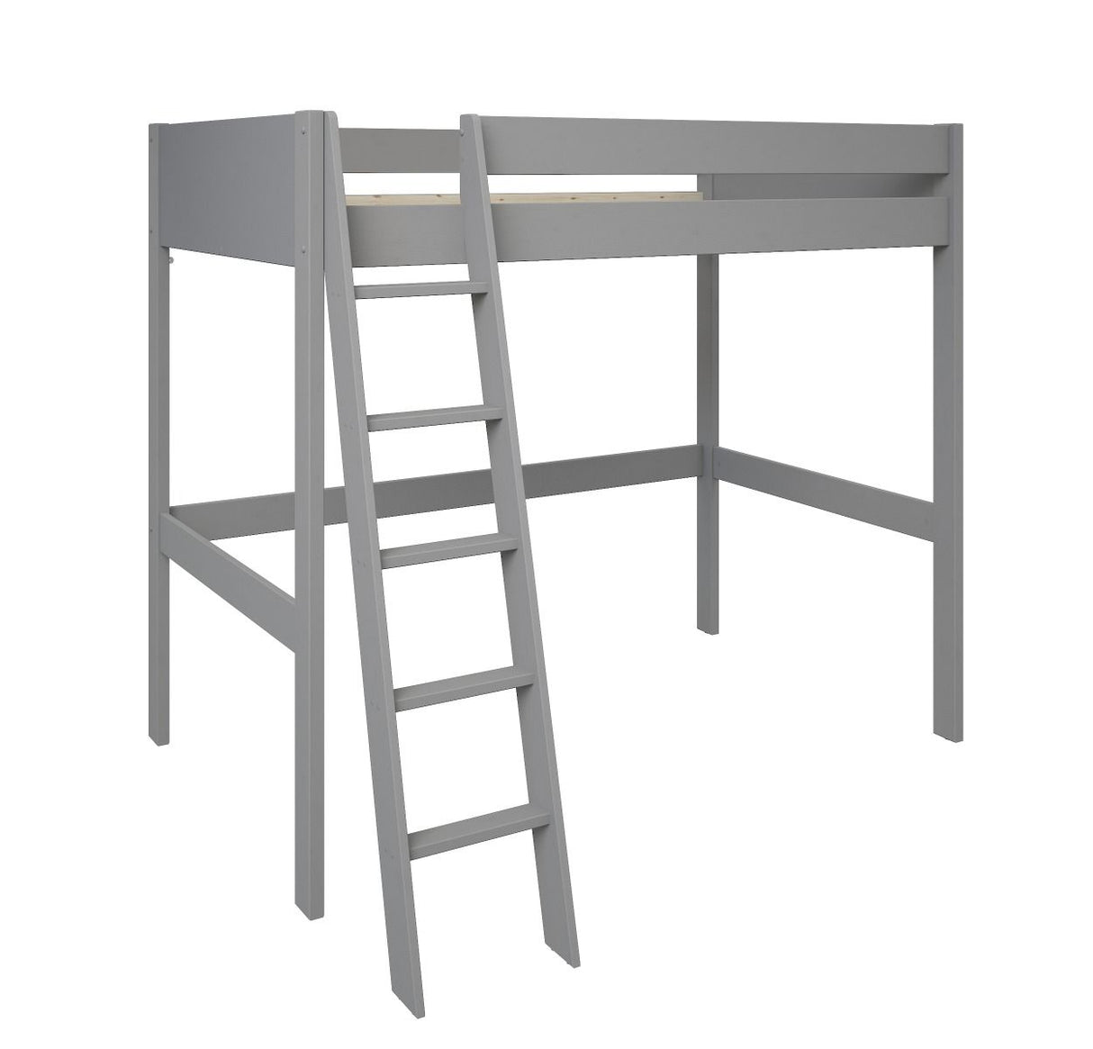 Noomi Tera Solid Wood Small Double High Sleeper Grey (FSC-Certified)