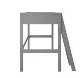 Noomi Tera Solid Wood Small Double High Sleeper Grey (FSC-Certified)