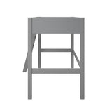 Noomi Tera Solid Wood Small Double High Sleeper Grey (FSC-Certified)