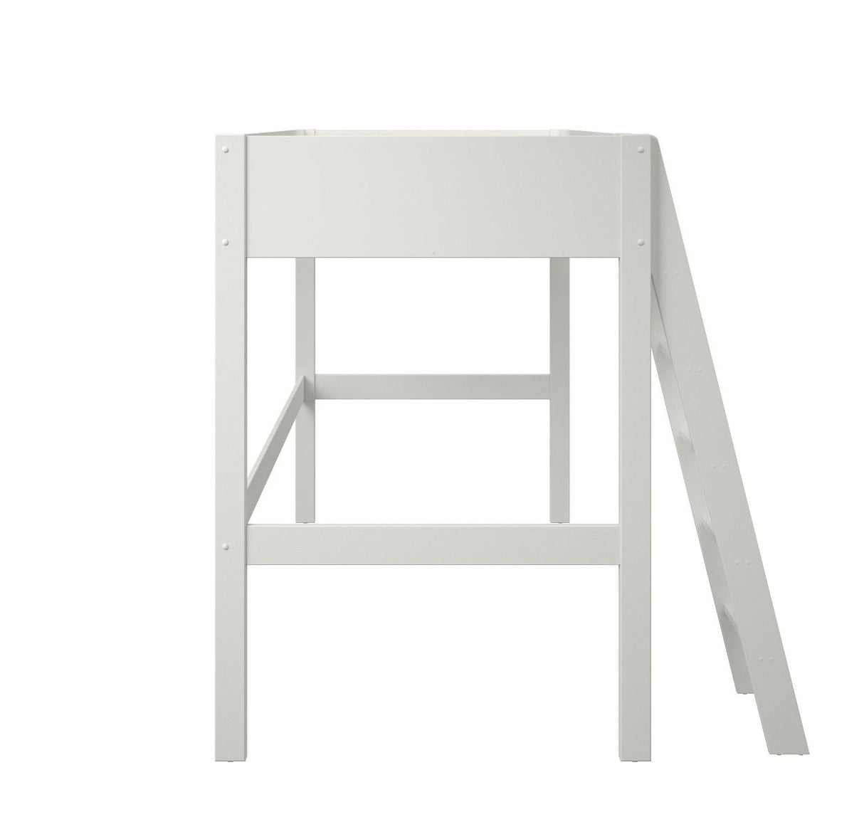Noomi Tera Solid Wood Small Double High Sleeper White (FSC-Certified)