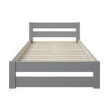Noomi Tera Solid Wood Small Double Bed Grey (FSC-Certified)