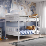 Flair Tetrad Detachable Small Double Bunk Bed White