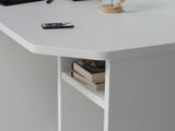 Flair Power Z Gaming Desk with RGB LED White