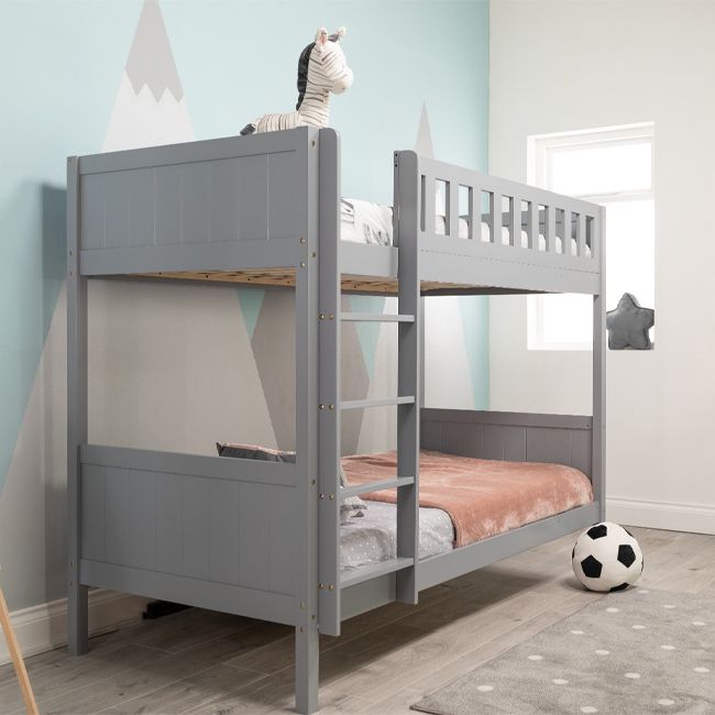 Flair Bea Wooden Bunk Bed Grey