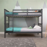 Flair Zoom Wooden Detachable Bunk Bed Grey