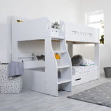 Flair Flick Storage Bunk Bed White