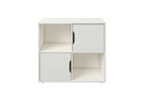 Noomi Nora Solid Wood Mid Sleeper Storage Cabin White (FSC-Certified)