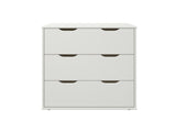 Noomi Nora Solid Wood Mid Sleeper Storage Cabin White (FSC-Certified)