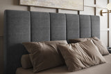 Flair Waltz Kingsize Fabric Ottoman Bed Grey