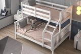 Flair Zoom Wooden Detachable Triple Bunk Bed White