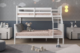Flair Zoom Wooden Detachable Triple Bunk Bed White
