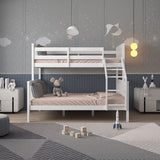 Flair Zoom Wooden Detachable Triple Bunk Bed White
