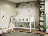 Flair Bea Shorty Mid Sleeper Cabin Bed White