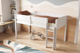 Flair Loop Wooden Mid Sleeper White