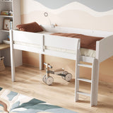 Flair Loop Wooden Mid Sleeper White