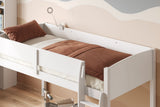 Flair Loop Wooden Mid Sleeper White