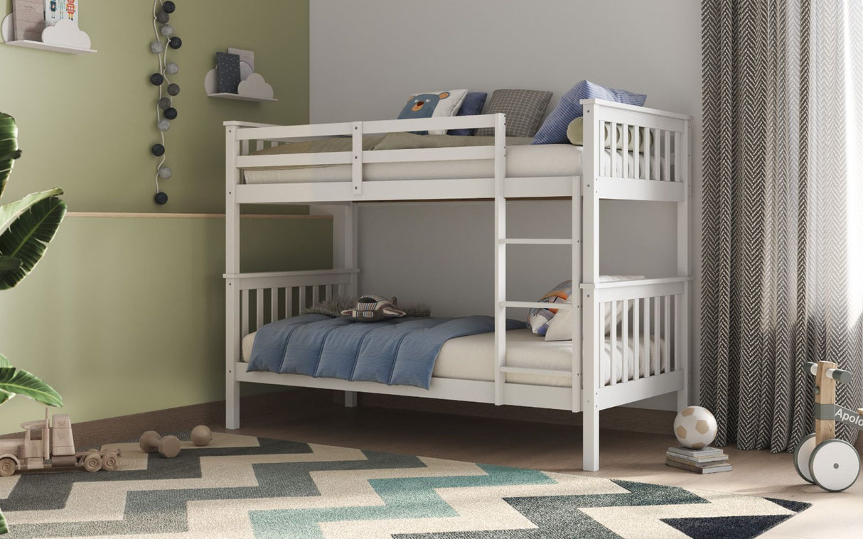 Flair Koop Wooden Detachable Bunk Bed White
