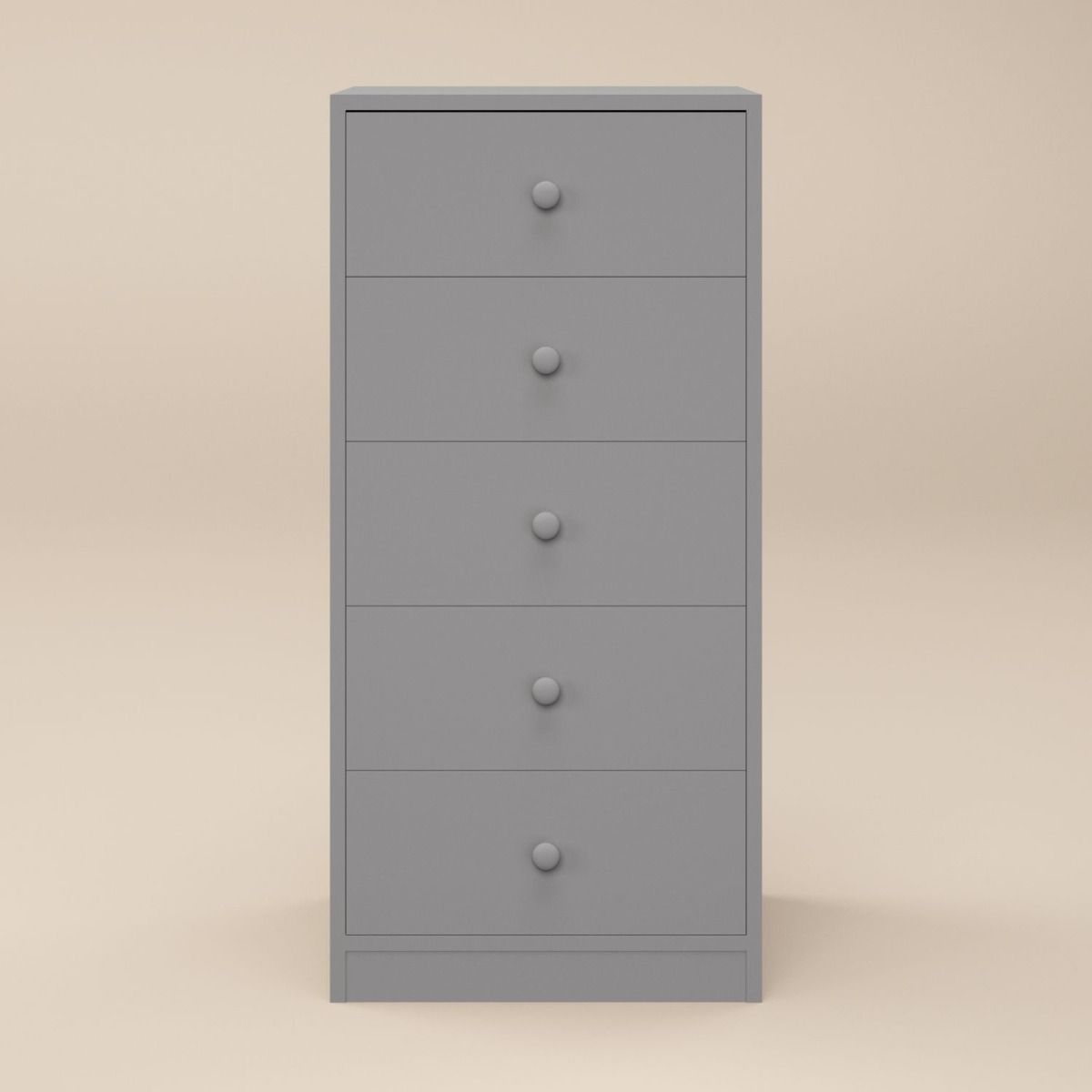 Flair Wizard Chest of 5 Drawers Grey
