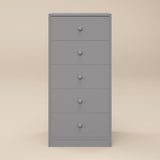 Flair Wizard Chest of 5 Drawers Grey