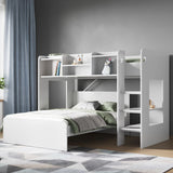 Flair Wizard L Shaped Triple Bunk Bed White