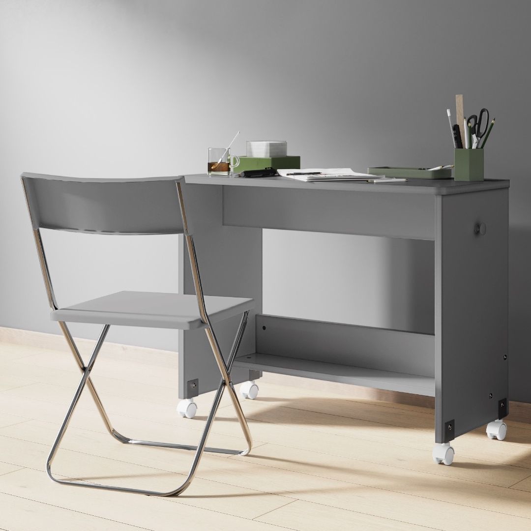 Flair Wizard Pull Out Desk Grey