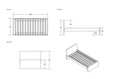 Flair Wizard Single Bed White