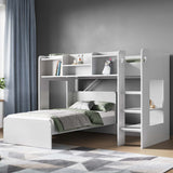 Flair Wizard Junior L Shaped Bunk Bed White