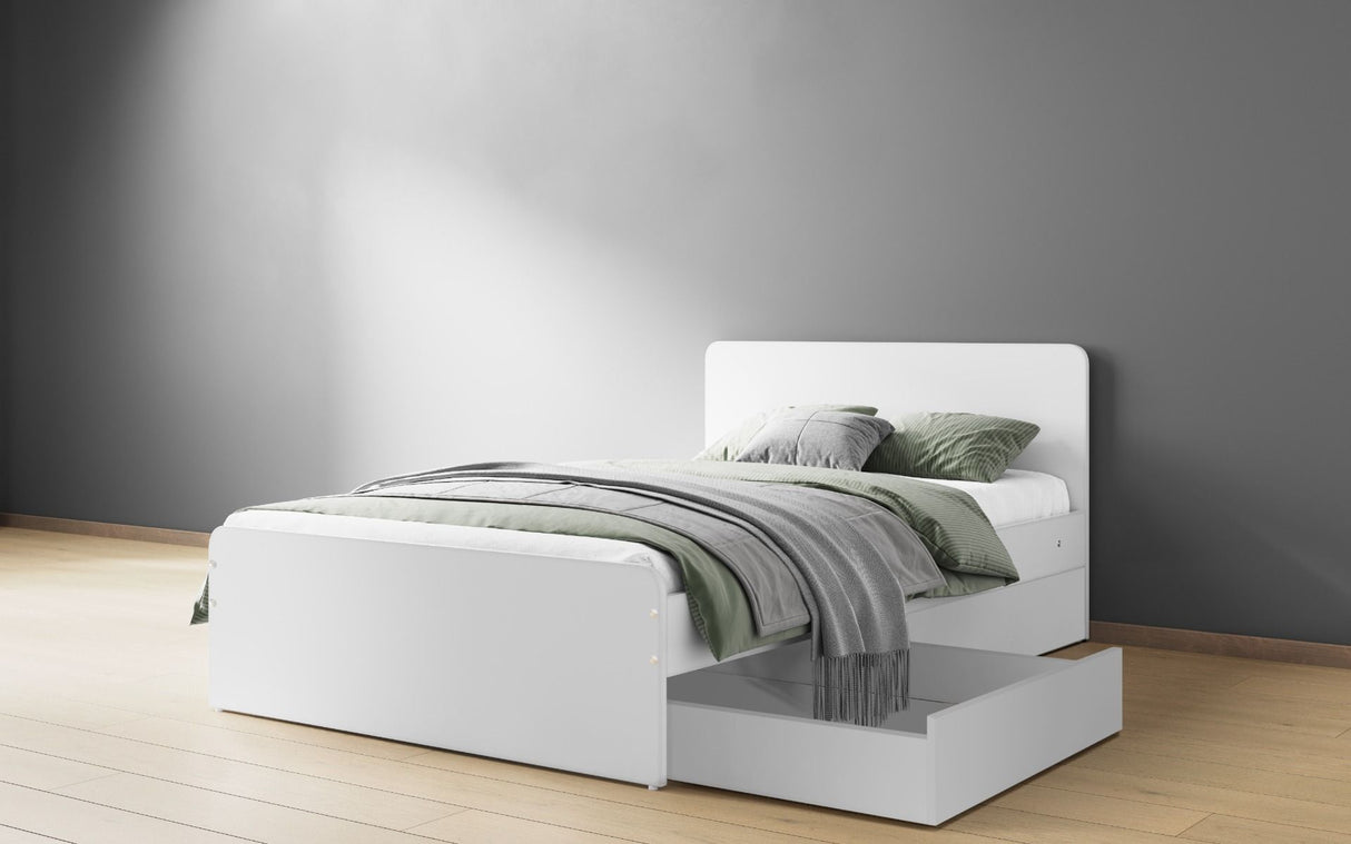 Flair Wizard Small Double Bed White