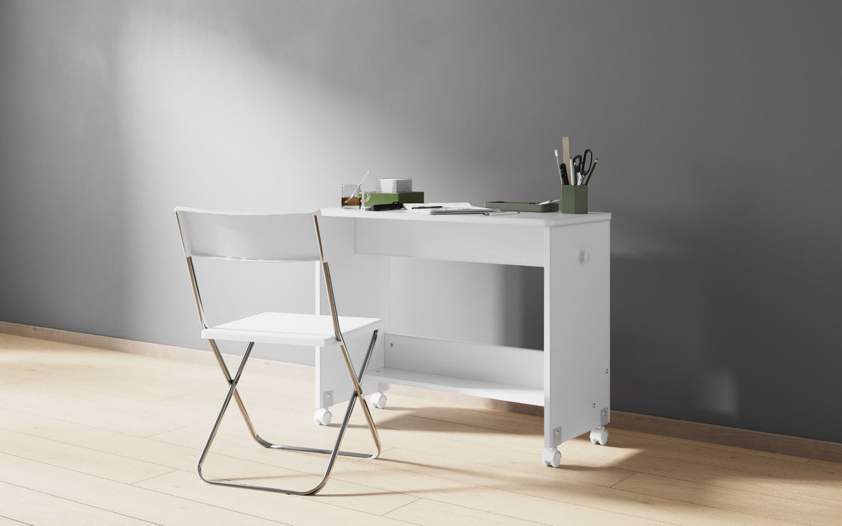Flair Stepaside High Sleeper Bed with Staircase White