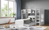 Flair Wizard Junior L Shaped Bunk Bed White