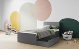 Flair Wizard Single Bed Grey