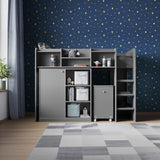 Flair Wizard Junior High Sleeper Workstation Grey