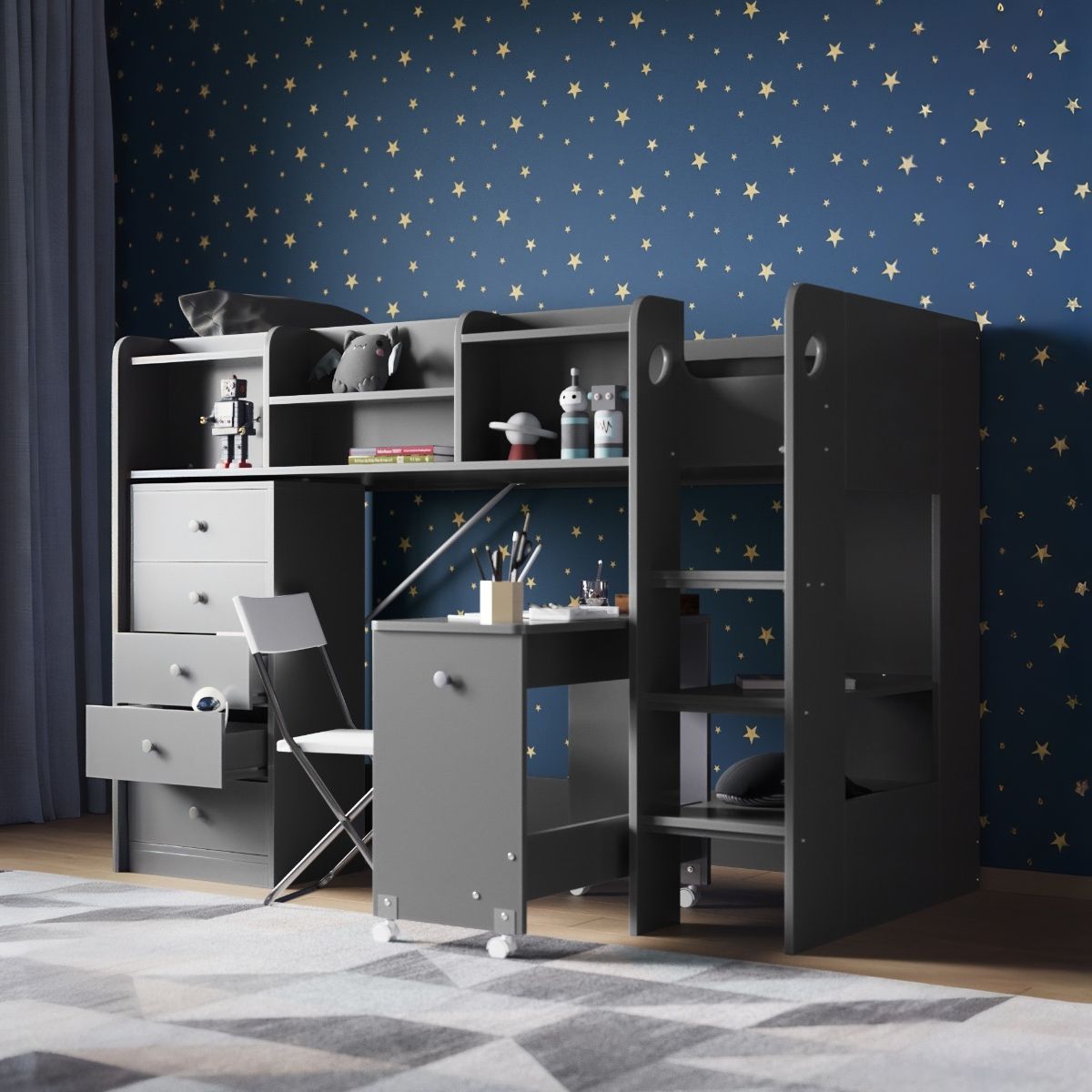 Flair Wizard Junior High Cabin Station Grey