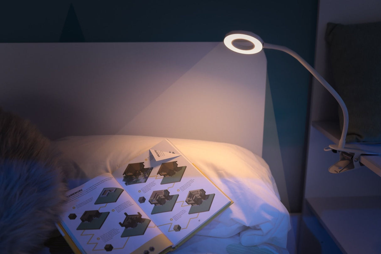 Clip on LED 3 Mode Bendy Light White