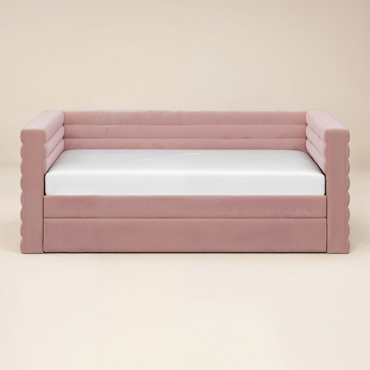 Flair Yuma Guest Bed Pink Velvet