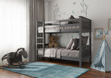 Flair Zoom Wooden Detachable Bunk Bed Grey